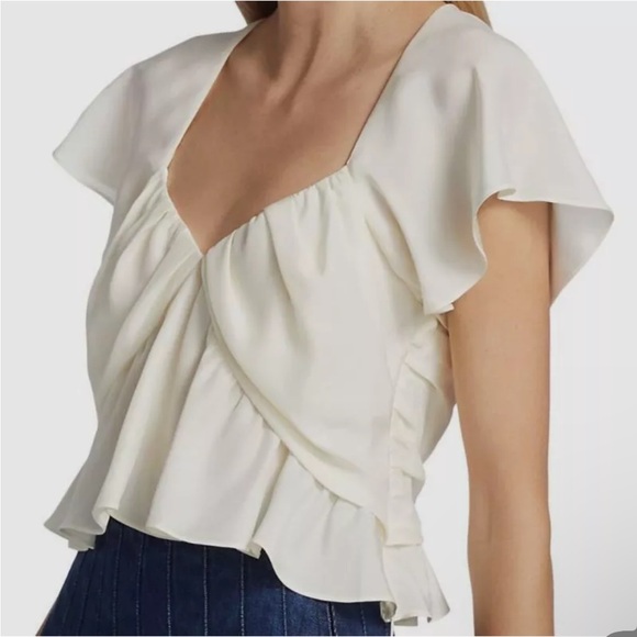 FRAME DENIM
SHIRRED FLOUNCE TOP - OFF WHITE
$369.00 size L - Picture 2 of 9
